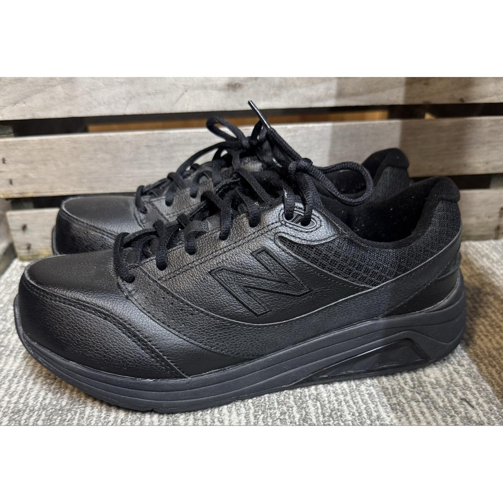 New Balance 928v3 Shoes Womens Size 9.5 Black Leather Walking Sneakers WW928BK3